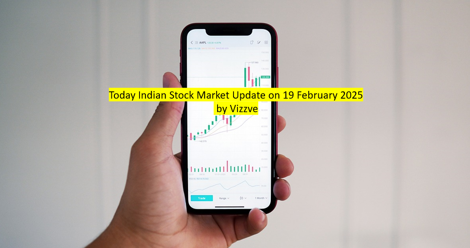 Today Indian Stock Market Update on 19 February 2025 by Vizzve